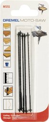 Zestaw standardowych brzeszczotów do drewna Dremel MS51 Moto-Saw, 5 szt.