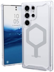 Urban Armor Gear Plyo Pro Obudowa outdoorowa Samsung Galaxy S23 Ultra przeźroczysty Ładowarka indukcyjna, Odporny na wstrząsy