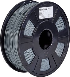 Filament do drukarek 3D PLA Renkforce RF-4511192, Średnica filamentu: 1.75 mm, 1000 g, szary