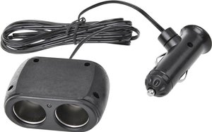 Podwójne gniazdo IWH 019012 Obciążalność prądu maks.: 10 A 12 lub 24 V/DC