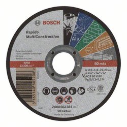 Tarcza tnąca prosta Bosch Accessories ACS 60 V BF 2608602384 115 mm 1 szt.