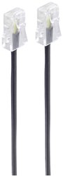 Kabel modułowy Shiverpeaks BASIC-S, wtyk western 8/4 na wtyk western 8/4, 3 m Western kabel Shiverpeaks BS70083-8/4, 1 szt.