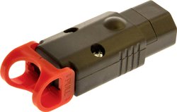 Złącze męskie IEC Kash PA130100BK, styki: 2 + PE, 250 V/AC, 10 A, 1 szt.