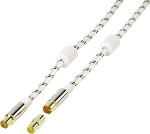 Kabel Anteny Vivanco 48148 48/40 100GMW, 10.00 m, pozłacane styki, poczwórne ekranowanie, z rdzeniem ferrytowym