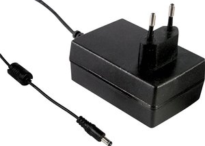 Zasilacz impulsowy zasilacze wtyczkowe serii GSM18E Medical Single moc wyjściowa: 18 W Zasilacz wtyczkowy, stałonapięciowy Mean Well GSM18E24-P1J 0.75 A 18 W