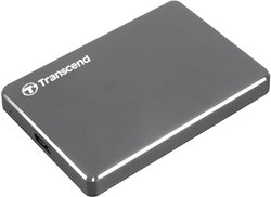 Transcend StoreJet® 25C3N 1 TB  Zewnętrzny dysk twardy 6,35 cm (2,5'') USB 3.2 Gen 1 (USB 3.0) szary (metalowy) TS1TSJ25C3N