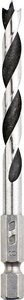 Wiertło kręte do drewna z gniazdem sześciokątnym 1/4&quot,, ø 6,0 mm Wiertło spiralne do drewna kwb 513906 1 szt.