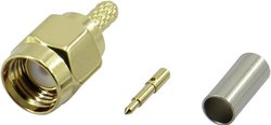 Złącze SMA TRU COMPONENTS SMA-JC-RG174-2 1372246 złącze męskie proste 50 Ω 1 szt.