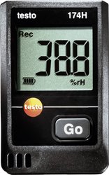 Dodatkowy rejestrator danych temperatury/wilgotności powietrza testo 174H Rejestrator danych pomiarowych testo 174H, do stacji USB