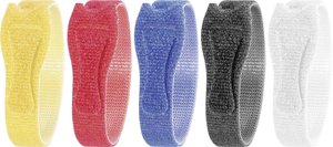 Opaska kablowa na rzepy TOOLCRAFT KL12X200BC KL12X200BC, (D x S) 200 mm x 12 mm, 20 szt.