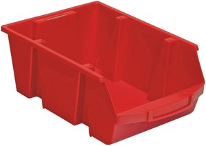Skrzynka magazynowa VISO  SPACY5R  (S x W x G) 300 x 175 x 445 mm czerwony 1 szt.