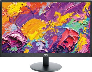 AOC M2470SWH Monitor  EEK F (A - G) 59.9 cm (23.6 cal) 1920 x 1080 px 16:9 5 ms HDMI, VGA, słuchawki (jack 3,5 mm) LCD (VA)