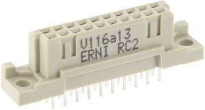 ERNI 254370 Złącze żeńskie wielopunktowe 1 szt.
