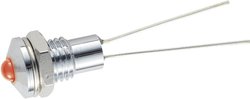 Lampka sygnalizacyjna LED TRU COMPONENTS TC-R9-3612, RED 1587925, 50 mcd, 6.2 mm