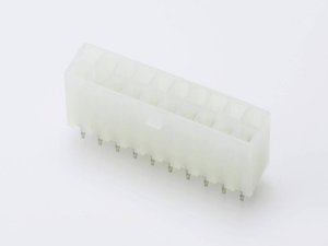 Listwa kołkowa, żeńska, do wbudowania, standardowa Molex MOL Power & Signal Sol. 39281203, piny: 20, 9 A, 1 szt.