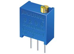 Potencjometr do strojenia cermetalu, 25 zwojów, 10 kΩ, 0,5 W, THT, górny, 3296W-1-103L Bourns 3296W-1-103LF  10 kΩ THT  1 szt.