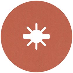EXPERT R782 Prisma Ceramic Fibre Disc X-LOCK 115 mm 2223 mm G 120 Dysk fibrowy Bosch Accessories EXPERT R782 2608621807 5 szt.