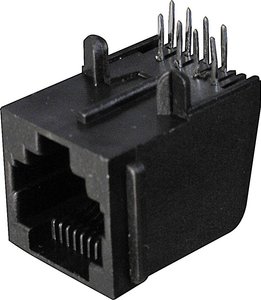 Moduł złącza żeńskiego TRU COMPONENTS TC-A-20041-203 1586521, RJ12, piny:6P6C, 1 szt.
