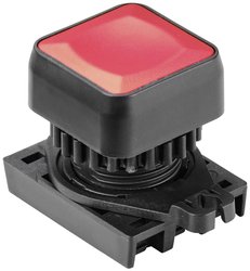 Przycisk TRU COMPONENTS S2PRS-P1R kwadratowy czerwony 1 szt.