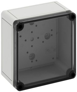 Obudowa instalacyjna Spelsberg TK PS 1313-7-t 11100501, poliwęglan, polistyrol (EPS), 130 x 130 x 75 , szaro-biały (ral 7035), 1 szt.
