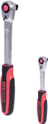 Zestaw grzechotek dwukierunkowych SlimPOWER, 2-częściowy 1/4",+1/2", Grzechotka zapadkowa KS Tools 920.0002 920.0002