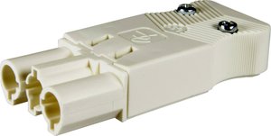 Złącze męskie sieciowe Adels-Contact 23903, styki: 3 + PE, 250 V, 20 A, 200 szt.