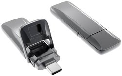Szybka pamięć Xlyne USB-C 3.2512 GB Pendrive USB Xlyne 7651200, 1 szt.