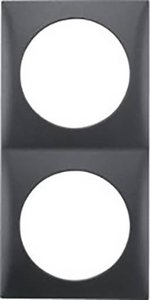 Osprzęt elektroinstalacyjny Berker Rahmen 2fach, Integro Flow, anthrazit matt 918262515, 1 szt.