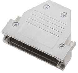 Obudowa złącza D-SUB encitech DCRP25-K 1520-0301-03, metal, 180 °, 45 °, 45 °, 1 szt.