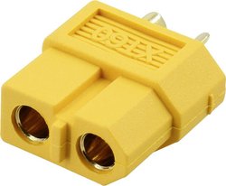 Złącze żeńskie Deluxe akumulatora XT60H, 3,5 mm Reely RE-6618948 pozłacane, do lutowania 1 szt.