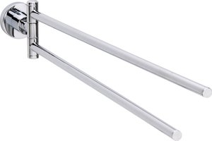 tesa® LOXX wieszak na ręczniki do klejenia, chromowany, nierdzewny  tesa LOXX  klej metal