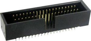 TRU COMPONENTS 1589664 Złącze żeńskie bez dźwigni usuwania Siatka: 1.27 mm Ilośc pinów: 10 Ilość rzędów: 2 1 szt.