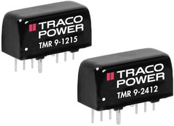 Przetwornica DC/DC, do PCB TracoPower TMR 9-1219 TMR 9-1219, SIP-8, 9 W, 9 V/DC, 1 A, 10 szt.