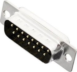 Listwa męska D-Sub 180 ° Ilość styków: 15 kielich lutowniczy MH Connectors MHDM15-SP 1 szt.