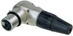 Złącze męskie XLR Rean AV RC5FR RC5FR, złącze, kątowe, 100 szt.