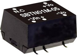 Moduł przetwornicy SMD DC/DC MeanWell serii SBTN01 SMD Case Single Output: Moc 1:1: Nieregulowana do 1W Moduł przetwornicy DC/DC Mean Well SBTN01N-05 SBTN01N-05, 1 W, 200 mA, 1 szt.