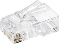 Złącze wtykowe RJ 45 TRU COMPONENTS TC-9202516 przeźroczysty 5 szt.