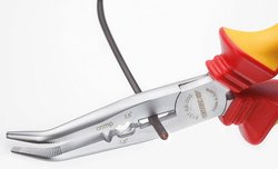 VDE 8131 AB-200 H - GEDORE - Szczypce VDE zagięte z izolacją 200 mm Szczypce wielofunkcyjne Gedore VDE 8131 AB-200 H 2910845, 200 mm