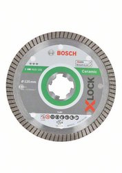 Diamentowa tarcza tnąca X-LOCK Best for Ceramic Extra Clean Turbo, 125 x 1,4 x 7 mm Bosch Accessories 2608615132  Tarcza tnąca diamentowa Średnica 125 mm   1 szt.