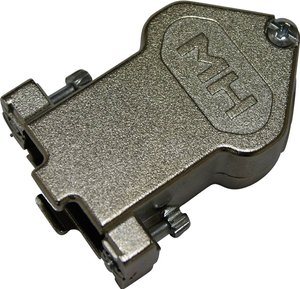 Obudowa złącza D-SUB MH Connectors MHDU45ZK15-K MHDU45ZK15-K, niklowany, 45 °, 1 szt.