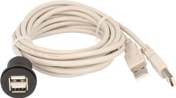 Złącze męskie USB Schlegel RRJ_2USB_SW_150, 1.50 m, 1 szt.
