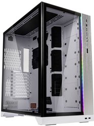 Lian Li O11 Dynamic XL (ROG Certified) Midi Tower Obudowa do komputera, Obudowa gamingowa  biały, czarny ze zintegrowanym oświetleniem, z okienkiem, z filtrem przeciwkurzowym