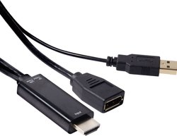 Przejściówka, adapter HDMI club3D CAC-2330 CAC-2330, [1x złącze męskie HDMI - 1x złącze żeńskie DisplayPort]