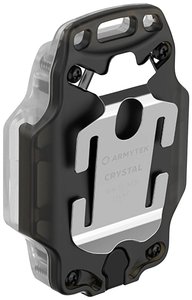 Wielofunkcyjna lampa Armytek Crystal Grey Compact 5 w 1 ze światłem białym i czerwonym ArmyTek F07001G Crystal Grey Lampka przenośna LED szary, przeźroczysty