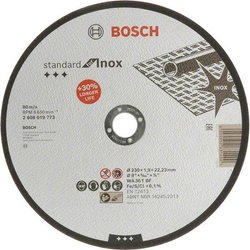 Tarcza tnąca prosta Bosch Accessories Standard for Inox 2608619773 230 mm 1 szt.