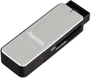 Czytnik kart pamięci, zewnętrzny Hama 123900 123900 USB 3.2 Gen 1 (USB 3.0)
