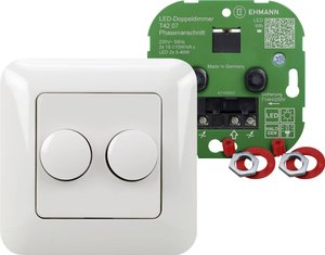 Podwójny ściemniacz LED 2 x 15 - 110 w Ehmann 4260c0701