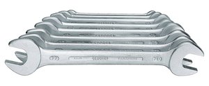 Klucz płaski Walter Werkzeuge 100/8 SAE, 6,3 - 31,7 mm, zestaw, 8 szt. Zestaw kluczy płaskich podwójnych Gedore  6077380 DIN 3110