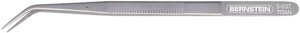 Pęseta tytanowa, Bernstein 5-037, zakrzywiona, dłudość 150 mm