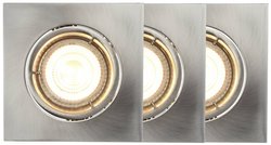 Lampa łazienkowa LED do wbudowania Nordlux Carina 2015680155 LED GU10 nikiel